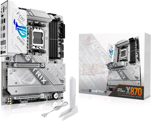 ASUS ROG STRIX X870-A GAMING WI-FI 7 AMD X870 ATX AURA SYNC - 4 x DDR5 - 4 x M.2 - 2 x SATA III HDMI-DISPLAYPORT